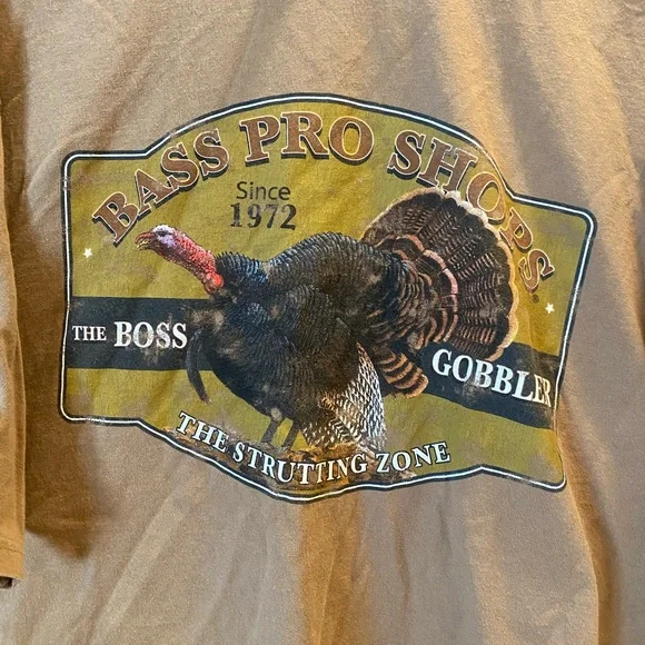Bass Pro Shops Tan Graphic Tee - Picture 2 of 3
